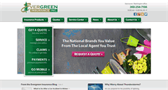 Desktop Screenshot of evergreen-insurance.com